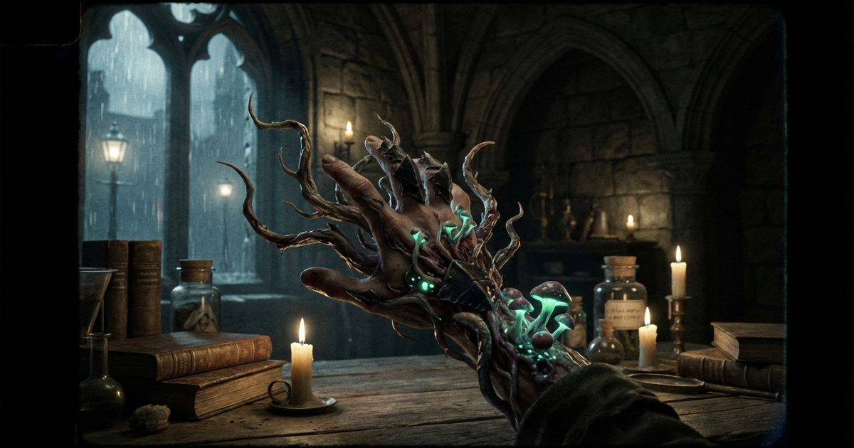 Cronenberg body horror: body in transformation with new biomechanical flesh