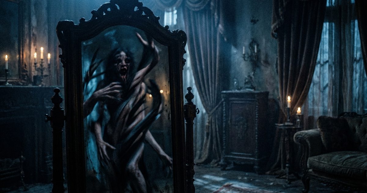 Liminal metamorphosis: half-transformed human figure between forms, literary body horror