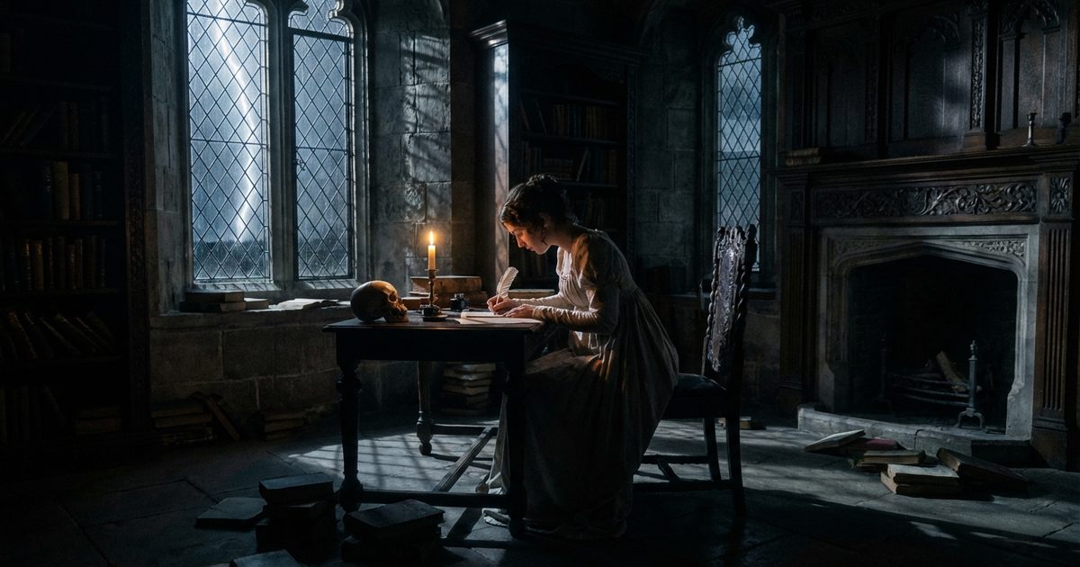 Mary Shelley scrittura gotica notturna laboratorio 1800s gotico femminile