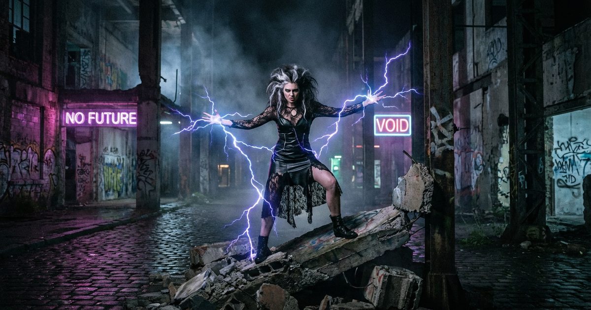 punk gothic female figure gotico femminile trasformazione horror moderno