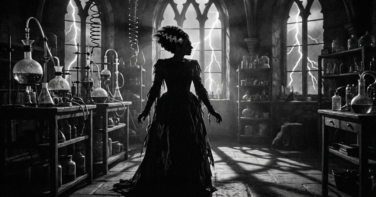 bride of frankenstein gotico femminile horror laboratorio gothic 1930s noir