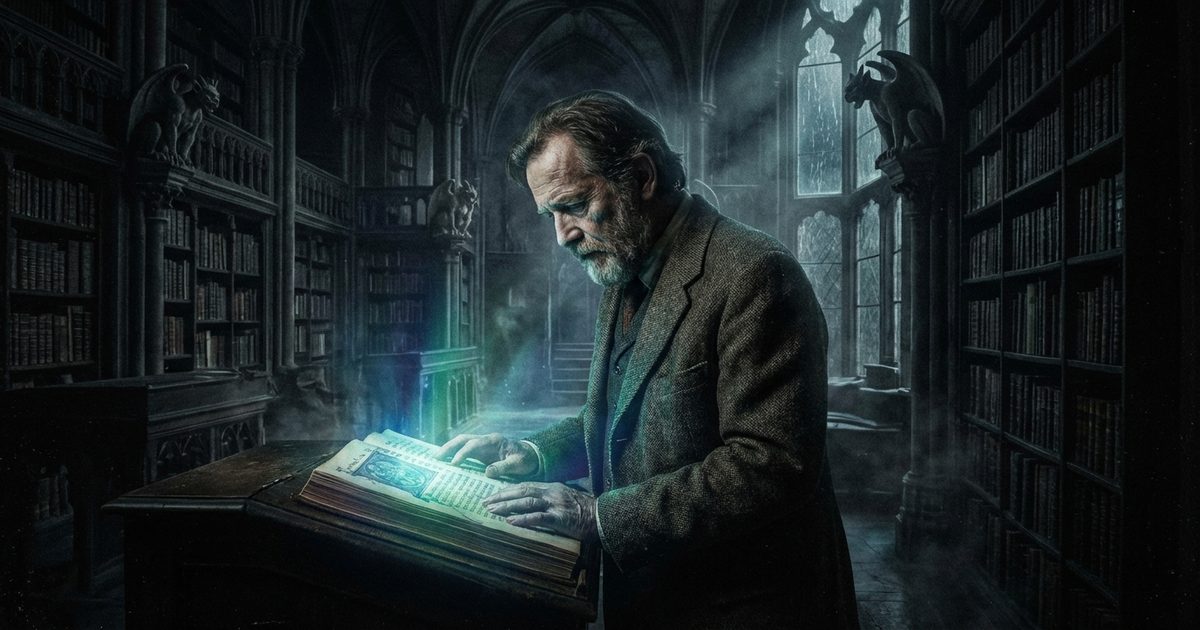 Embodied knowledge: human body absorbing cosmic forbidden knowledge, philosophical horror