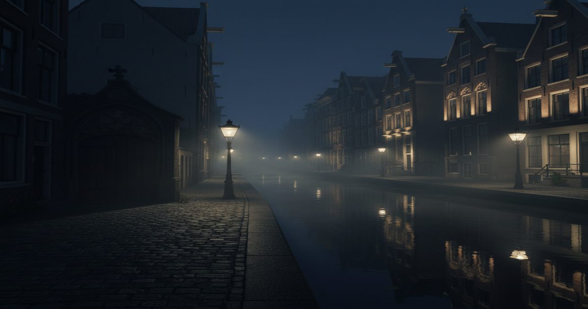 dark tourism amsterdam canale notturno gotico
