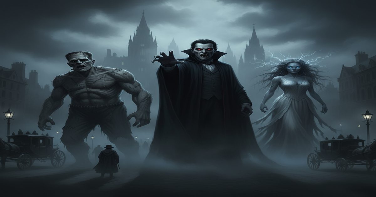 gothic classics reimagined 2026 Dracula Frankenstein Victorian monsters