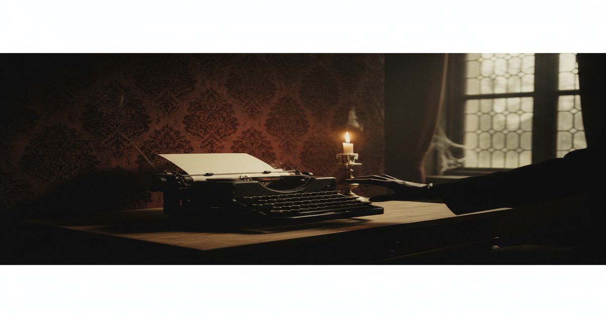 macchina da scrivere horror epistolare documenti ritrovati