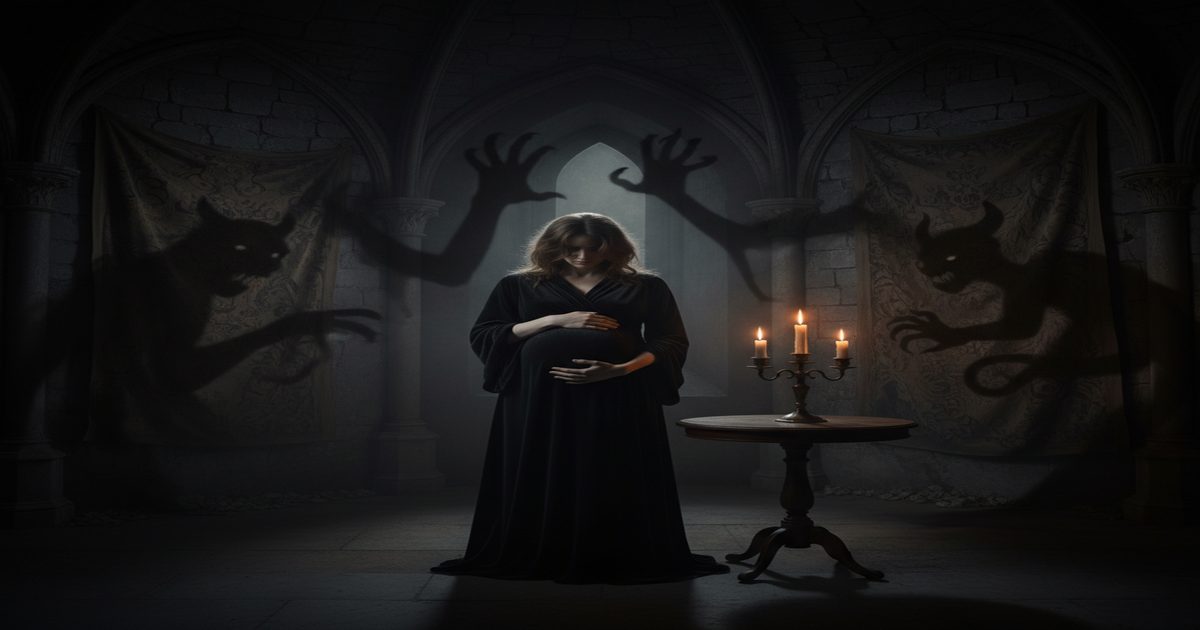 horror maternit&agrave; corpo gravidanza oscura gotica
