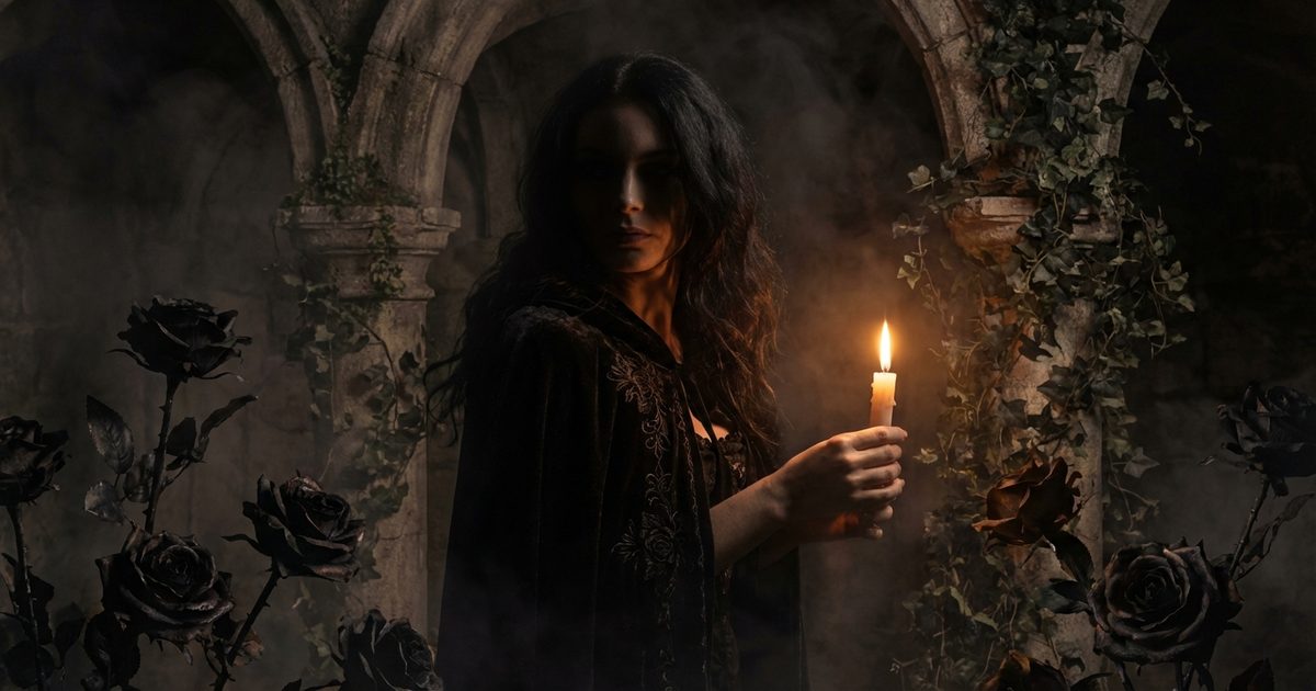 witches gothic eroticism terror seduction candlelight nocturnal